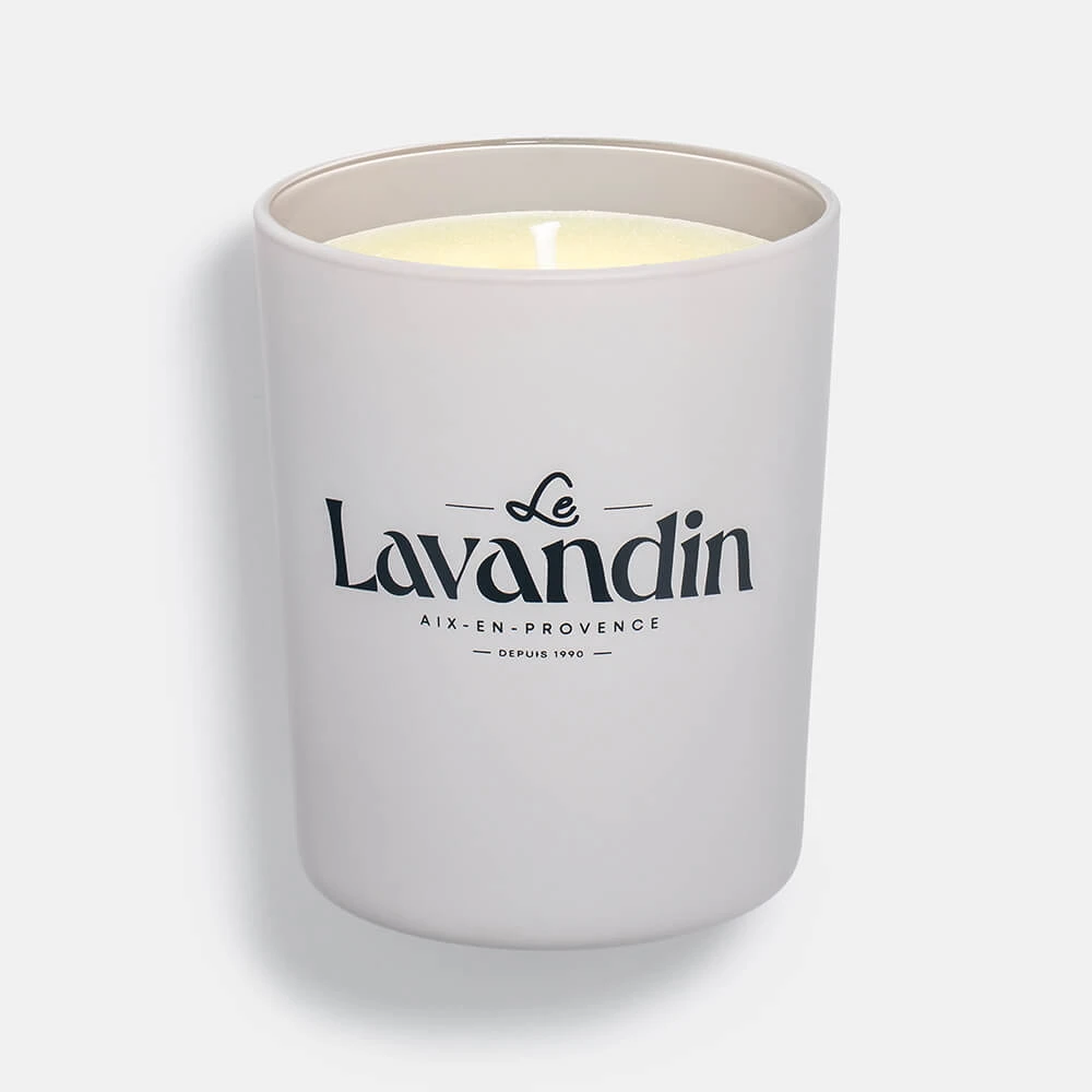 Bougie à l’huile essentielle bio petit format Lavandin Bougie à l’huile essentielle bio petit format Lavandin