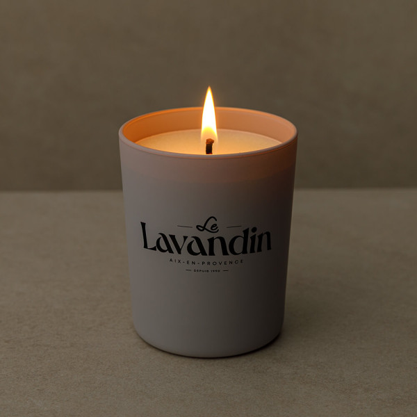 Bougie à l’huile essentielle bio petit format Lavandin