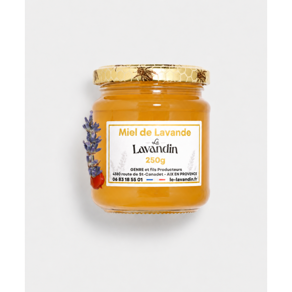 Miel de lavande de Provence bio - Propriétés et bienfaits | Le Lavandin