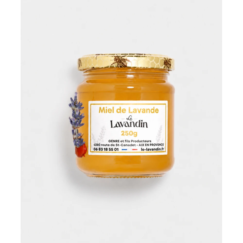 Miel de lavande de Provence bio - Propriétés et bienfaits | Le Lavandin